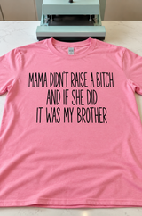 Mama Didn't Raise A Bitch If She Did, It Was My Brother T-Shirt