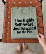 I'm Highly Self-Aware Just Delusional For The Plot T-Shirt