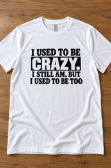 I Used To Be Crazy I Still Am Though T-Shirt