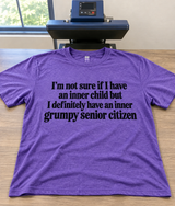 No Inner Child Just An Inner Grumpy Senior Citizen T-Shirt
