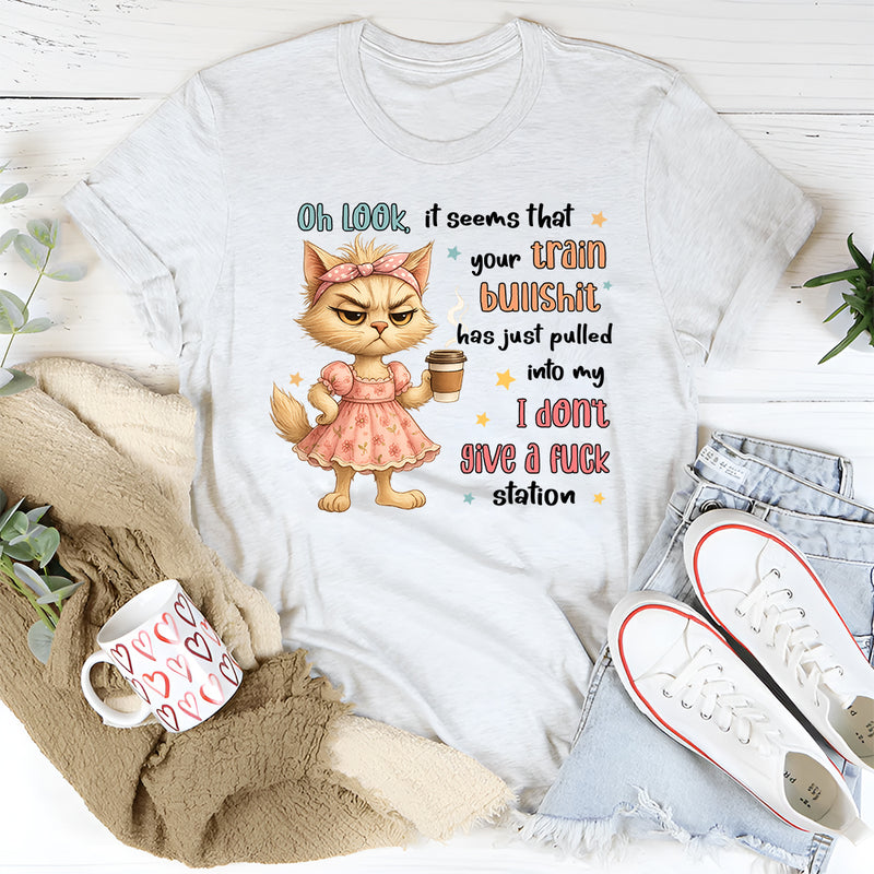 Oh Look It Seems That Your Train Bullshit Has Just Pulled T-Shirt