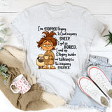 I've Stopped Trying To Count Imaginary Sheep I Get So Bored T-Shirt