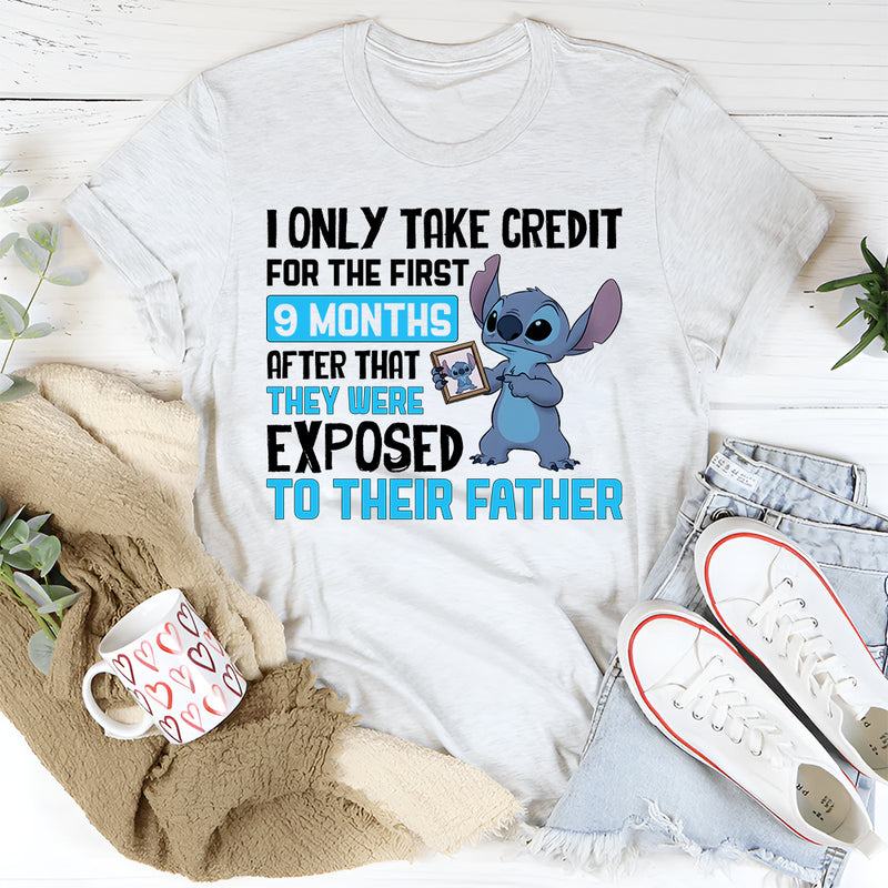 I Only Take Credit for the First 9 Months T-Shirt