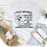 Senior's GPS Funny Aging Joke T-Shirt