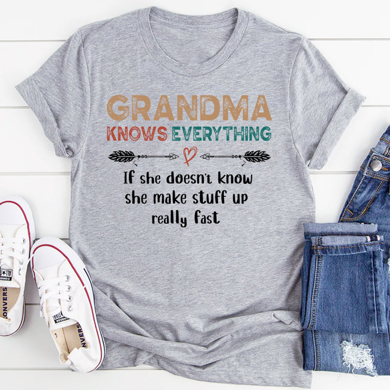 Grandma Knows Everything T-Shirt