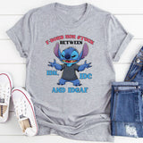 F-Bomb Mom Stuck Between IDK, IDC, and IDGAF T-Shirt