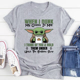 When I Dunk My Cookies in Milk, I Think of You & Hold Them Under Until the Bubbles Stop T-Shirt