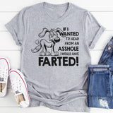 If I Wanted to Hear From an Asshole I Would Have Farted T-Shirt