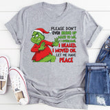 Please Don’t Ever Bring Up Math to Me I Overcame, I Healed, I Moved On. Let Me Have Peace T-Shirt