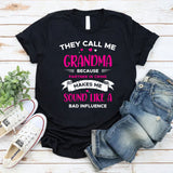 They Call Me Grandma Partner in Crime T-Shirt