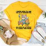I Know How It'll End One Of My Grandkids T-Shirt