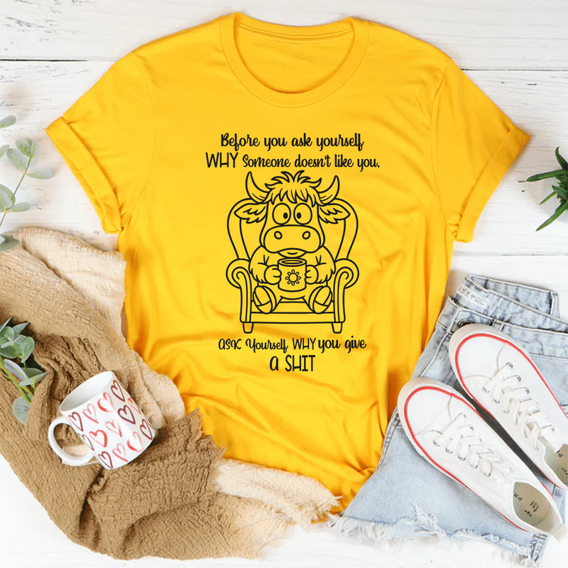 Before You Ask Yourself Why Someone Doesn’t Like You T-Shirt