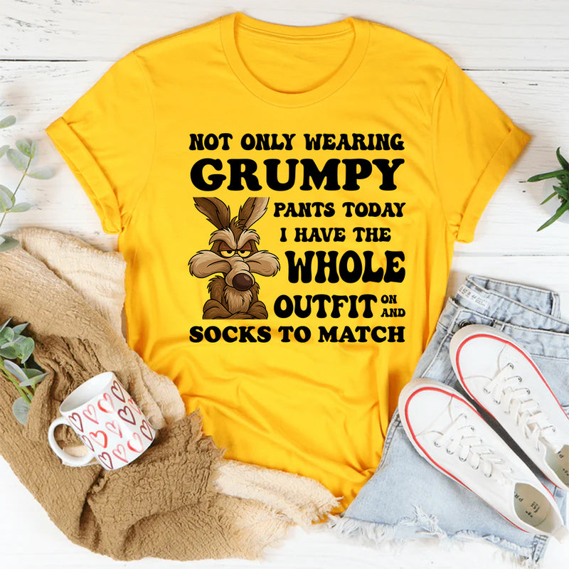 Grumpy Pants and Matching Socks T-Shirt
