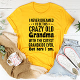 I Never Dreamed I’d Be This Crazy Old Grandma with the Cutest Grandkids Ever… But Here I Am T-Shirt