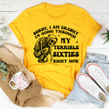 Sorry, I Am Cranky — I’m Going Through My Terrible Sixties Right Now T-Shirt