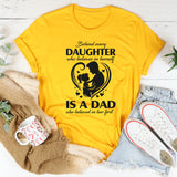 Behind Every Granddaughter Who Believes In Herself T-Shirt