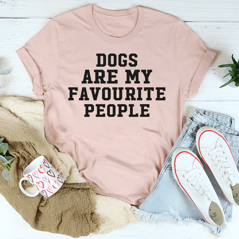 Dogs Are My Favorite People T-Shirt