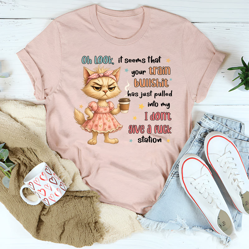 Oh Look It Seems That Your Train Bullshit Has Just Pulled T-Shirt