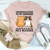 Congratulations To My Husband T-Shirt