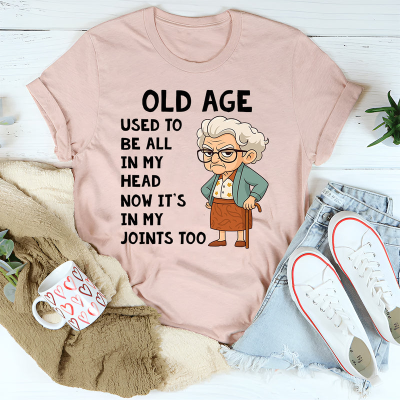 Old Age Used to Be All In My Head Now It's In My Joints Too T-Shirt