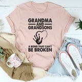 Grandma and Grandson a Bond That Can't Be Broken T-Shirt