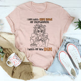 I Don't Watch Crime Shows For Entertainment T-Shirt