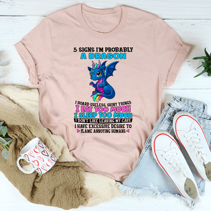 5 Signs I’m Probably A Dragon T-Shirt