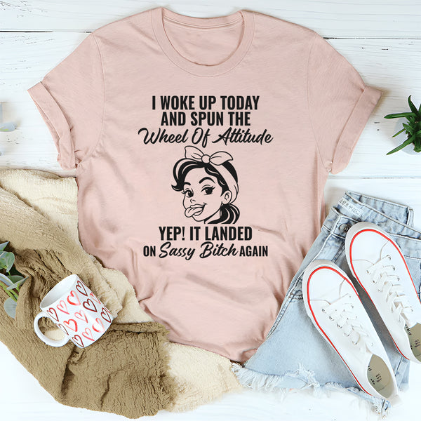 I Woke Up Today And Spun The Wheel Of Attitude T-Shirt
