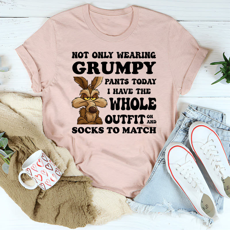 Grumpy Pants and Matching Socks T-Shirt
