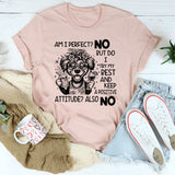 Am I Perfect? No. But Do I Try My Best And Keep A Positive Attitude? Also No T-Shirt