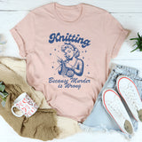Knitting Because Murder Is Wrong T-Shirt