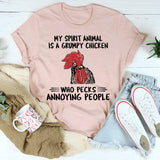 My Spirit Animal Is A Grumpy Chicken T-Shirt