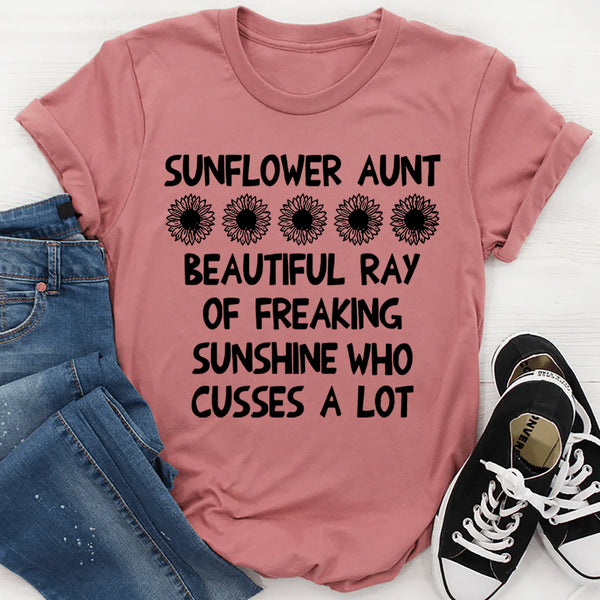 Sunflower Aunt T-Shirt