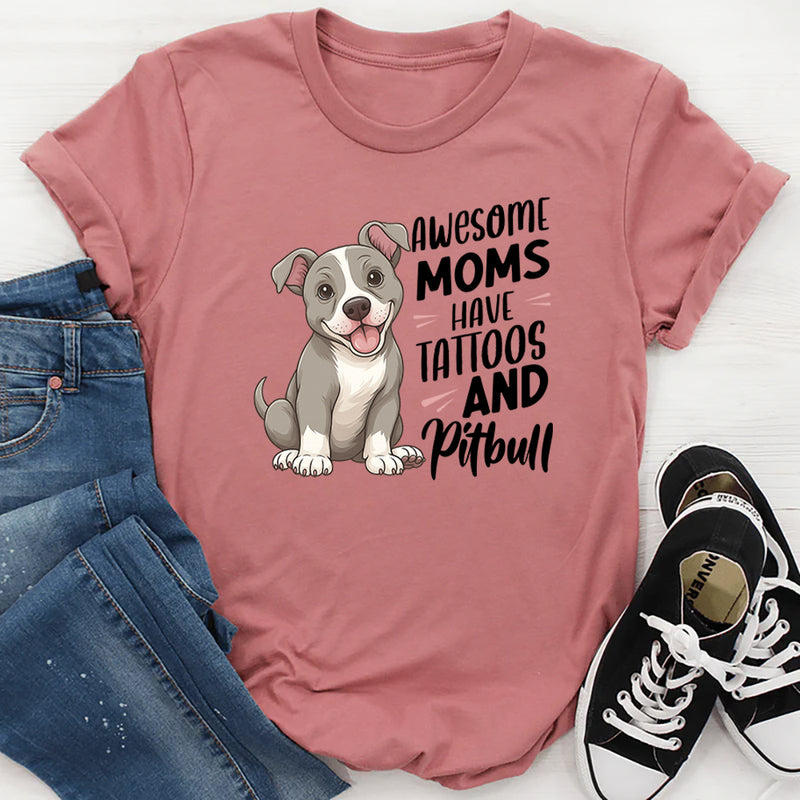 Awesome Moms Have Tattoos T-shirt