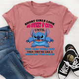 Short Girls Look Cute Until You Piss Them Off Then They’re Like a Chipmunk with Rabies T-Shirt