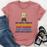 My Whole Family Is Temperamental Half Temper, Half Mental Don’t Mess With Us T-Shirt