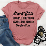 Short Girls Stopped Growing Because They Reached Perfection T-Shirt