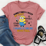 Sometimes I Keep My Crazy to Myself… Other Times I Share It Online with Y’all T-Shirt