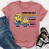 I Asked God for a Partner in Crime God Sent Me My Smart-Mouth, Pretty Daughter T-Shirt