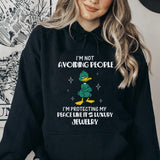 I’m Not Avoiding People, I’m Protecting My Peace Like It’s Luxury Jewelry Hoodie