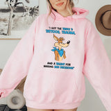 I Got the Triple T: Tattoos, Trauma, and a Talent for Making Bad Decisions Hoodie