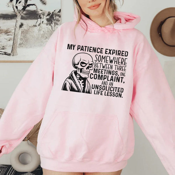 My Patience Expired Somewhere Between Three Meetings, One Complaint, and an Unsolicited Life Lesson Hoodie