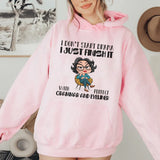 I Don’t Start Drama, I Just Finish It with Perfect Grammar and Eyeliner Hoodie