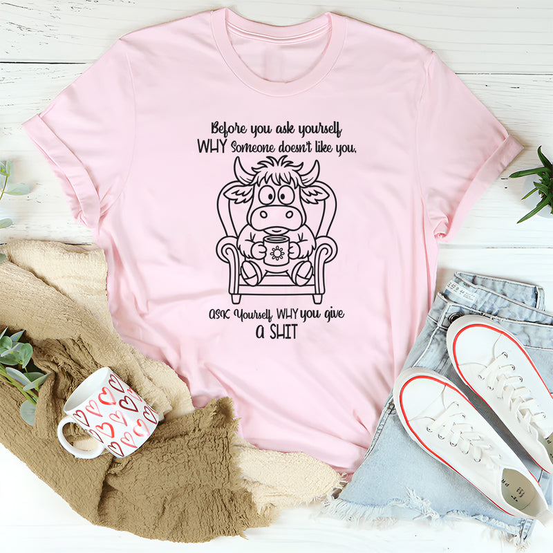 Before You Ask Yourself Why Someone Doesn’t Like You T-Shirt