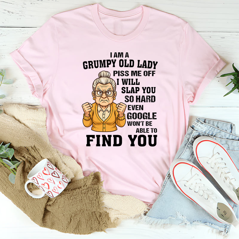 Grumpy Old Lady Warning T-Shirt
