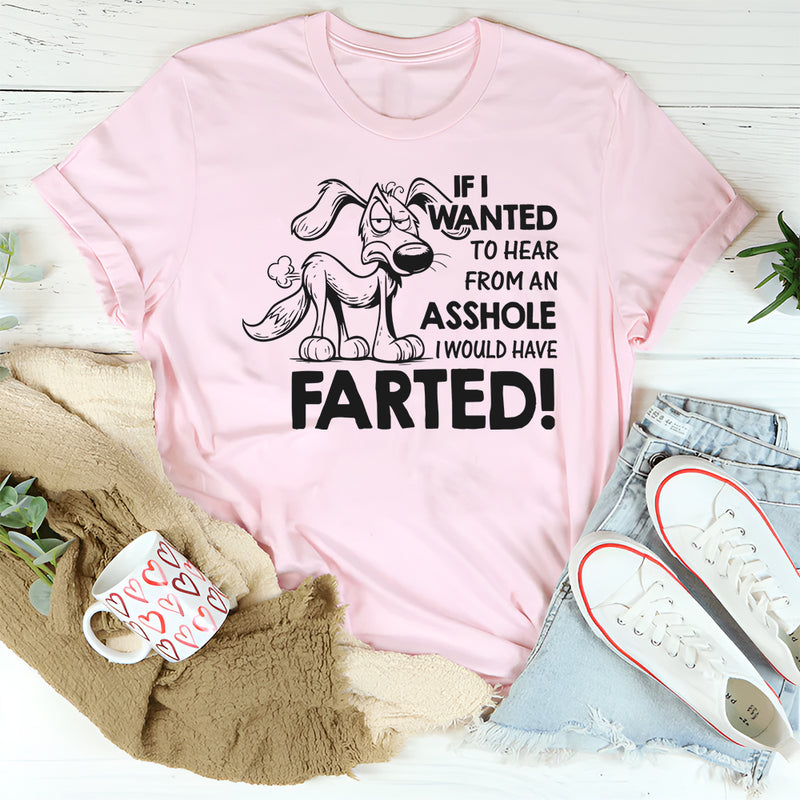 If I Wanted to Hear From an Asshole I Would Have Farted T-Shirt