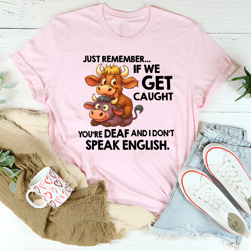 Just Remember If We Get Caught T-Shirt