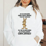 My Boundaries Aren’t Negotiable They’re Survival Tactics Disguised as Lessons Learned Gracefully Hoodie
