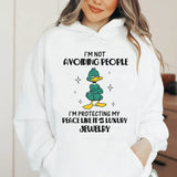 I’m Not Avoiding People, I’m Protecting My Peace Like It’s Luxury Jewelry Hoodie