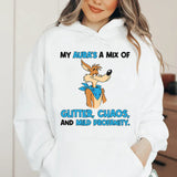 My Aura’s a Mix of Glitter, Chaos, and Mild Profanity Hoodie